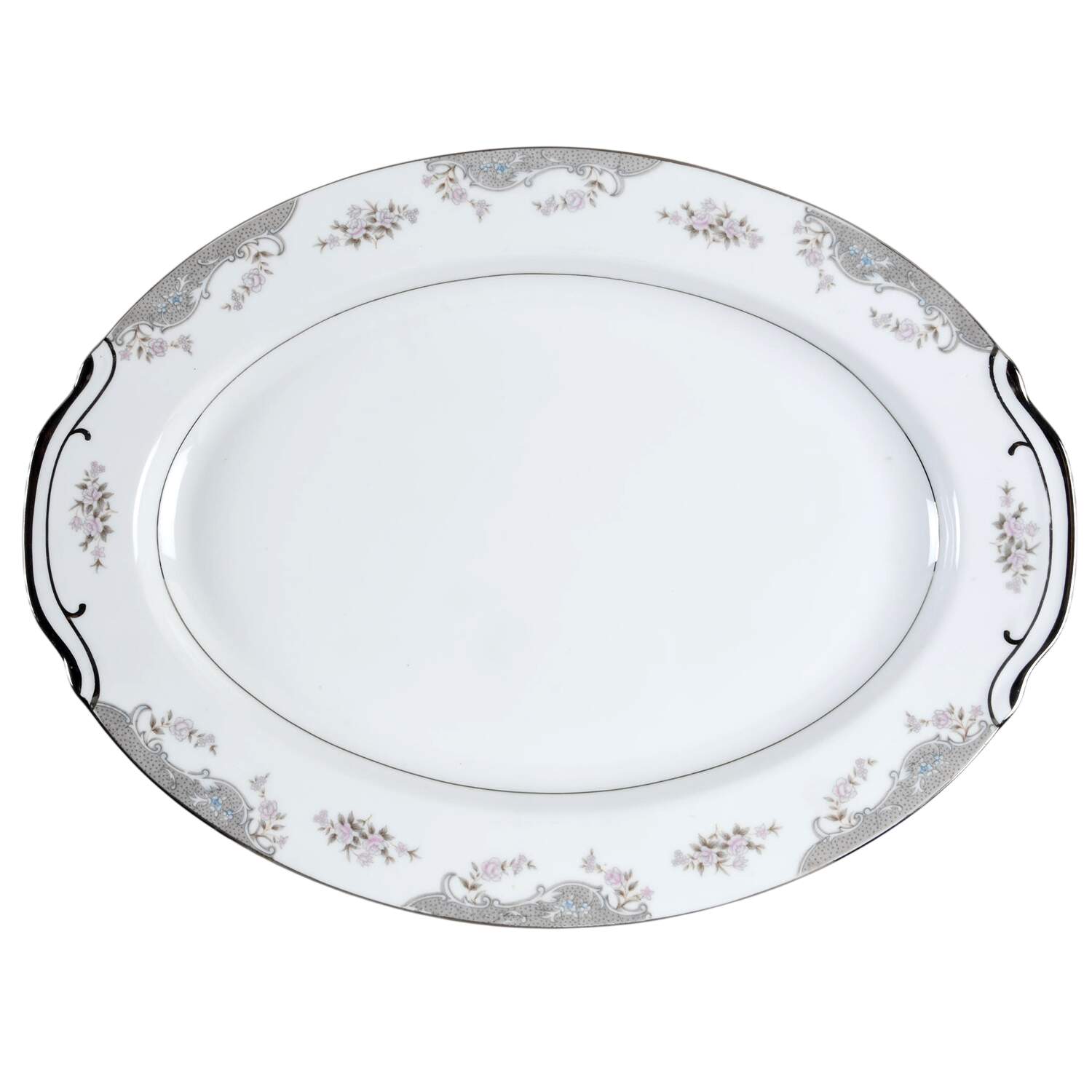 Continental 16" Oval Serving Platter by Empress (Japan)-1