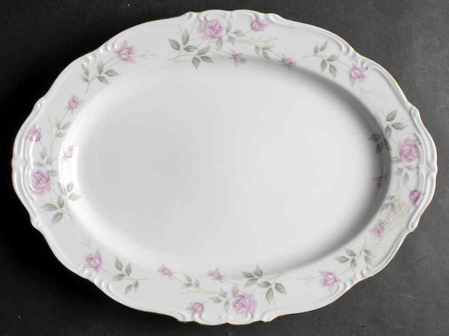 Dresdina 16" Oval Serving Platter by Empress (Japan)-1