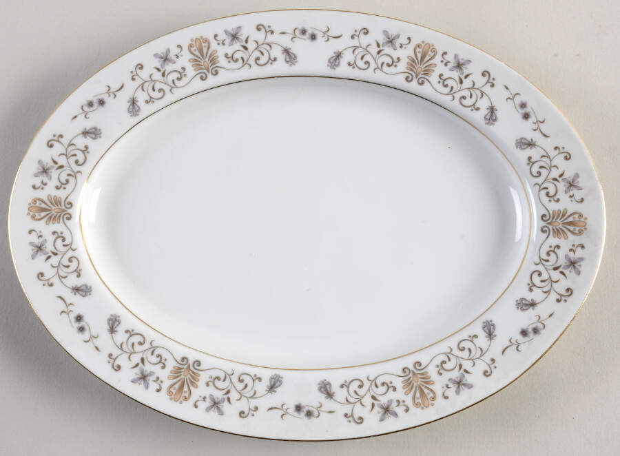 Duchess 12" Oval Serving Platter by Empress (Japan)-1