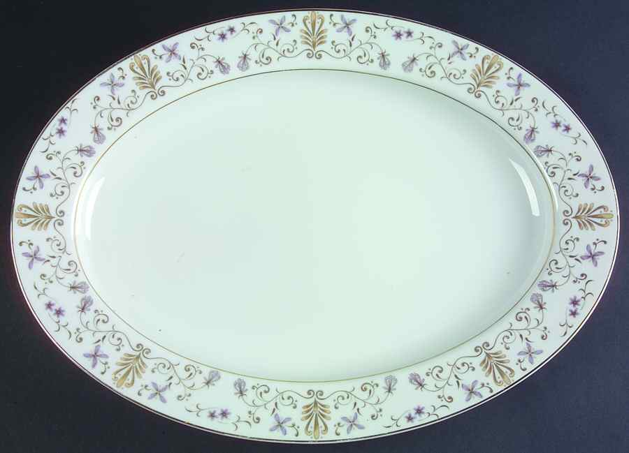 Duchess 16" Oval Serving Platter by Empress (Japan)-1