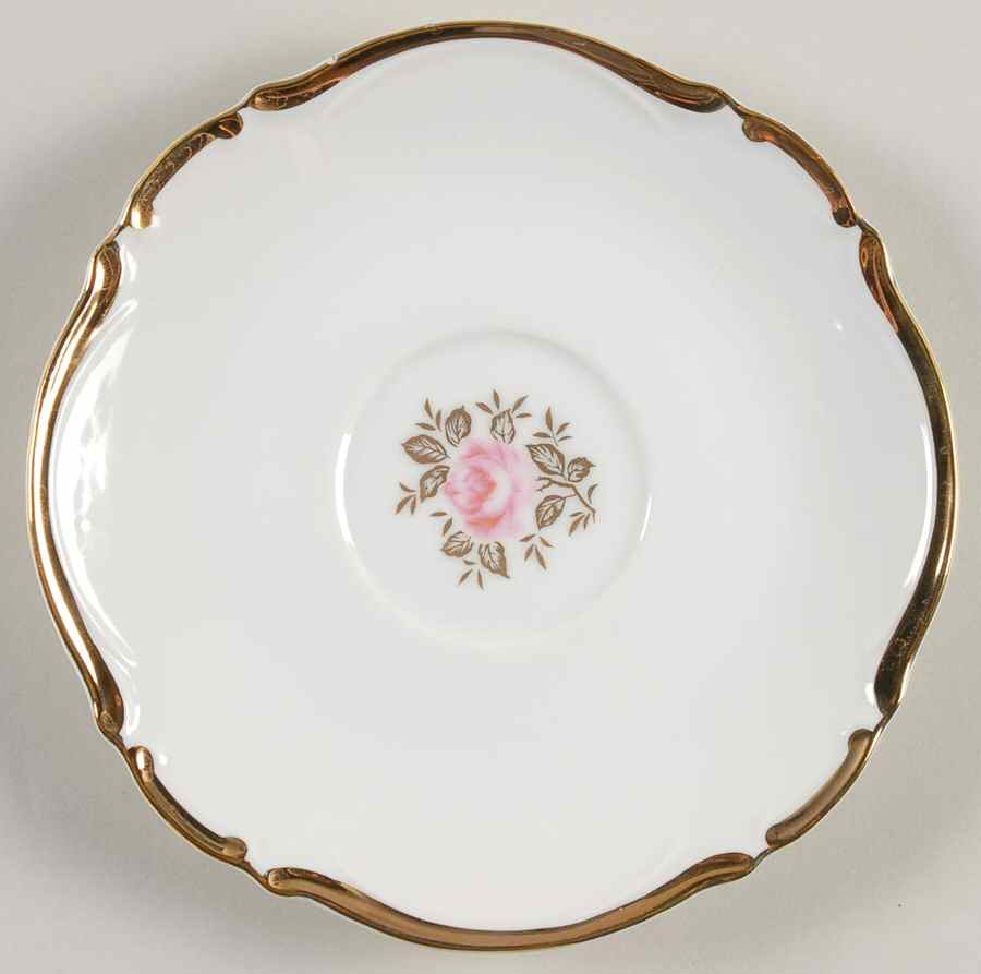 Elegant Rose Saucer by Empress (Japan)-1