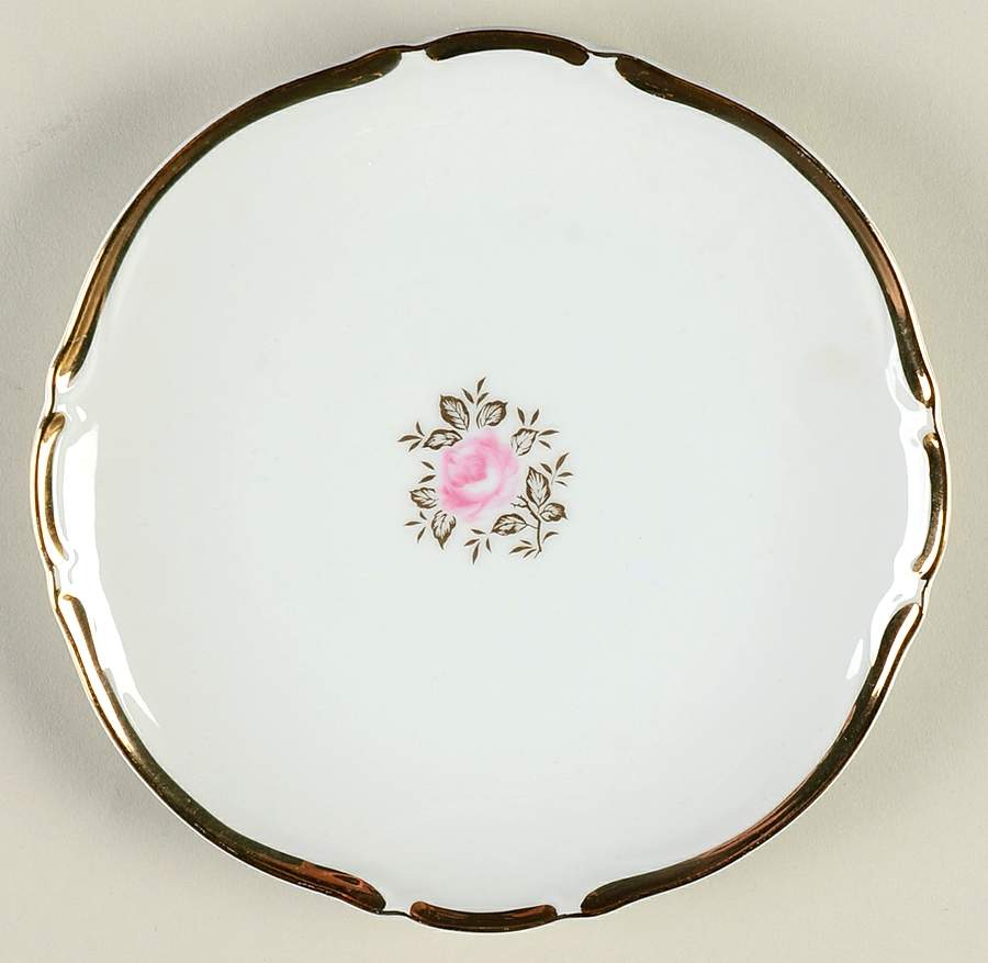 Elegant Rose Bread & Butter Plate by Empress (Japan)-1