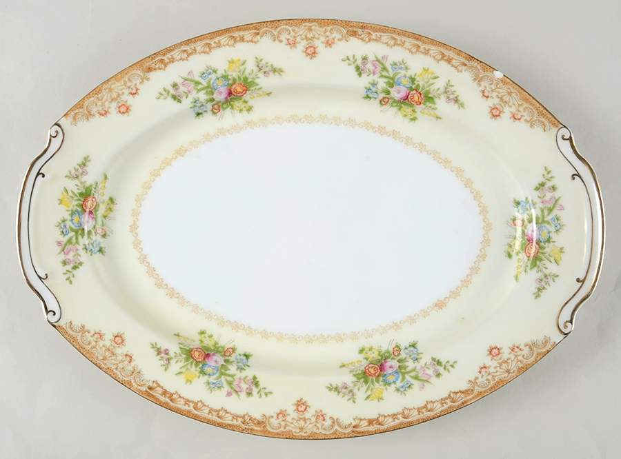 EMP1 15" Oval Serving Platter by Empress (Japan)-1
