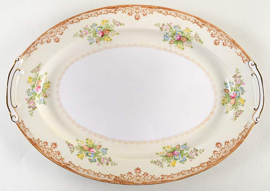 EMP1 16" Oval Serving Platter by Empress (Japan)-1
