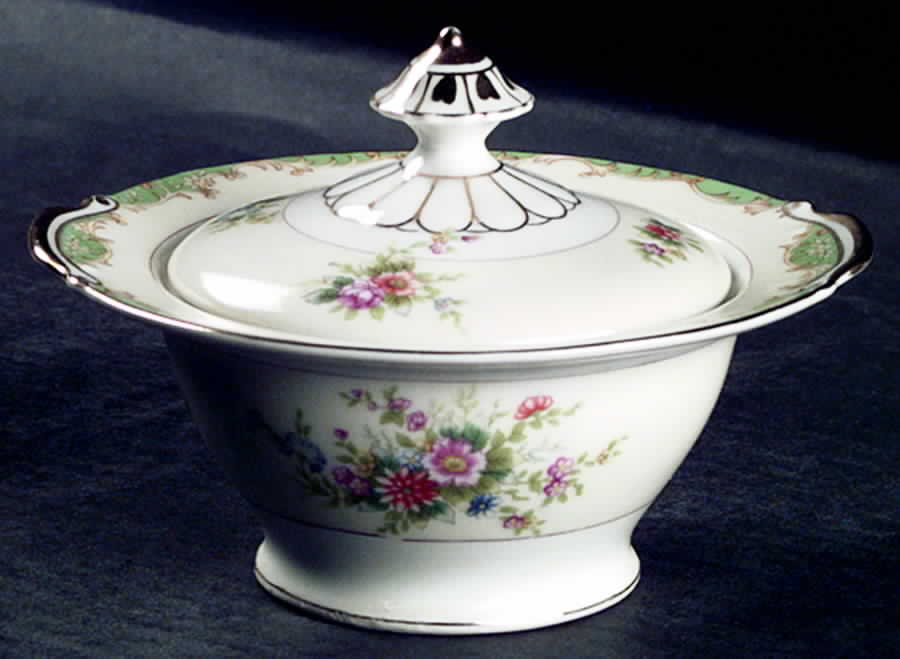 EMP15 Sugar Bowl & Lid by Empress (Japan)-1