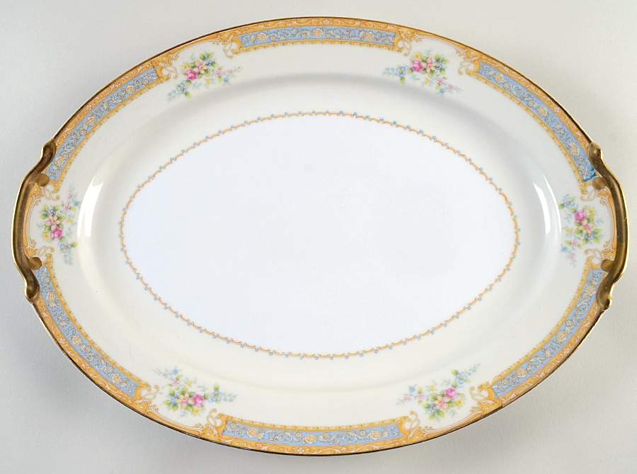 EMP19 16" Oval Serving Platter by Empress (Japan)-1