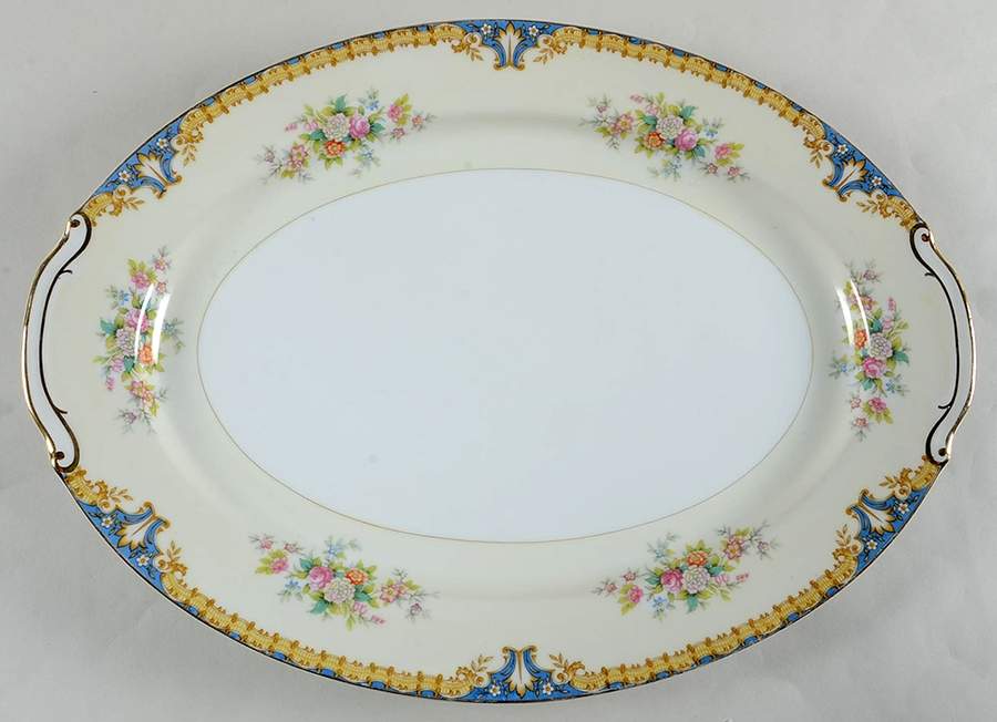 EMP2 15" Oval Serving Platter by Empress (Japan)-1