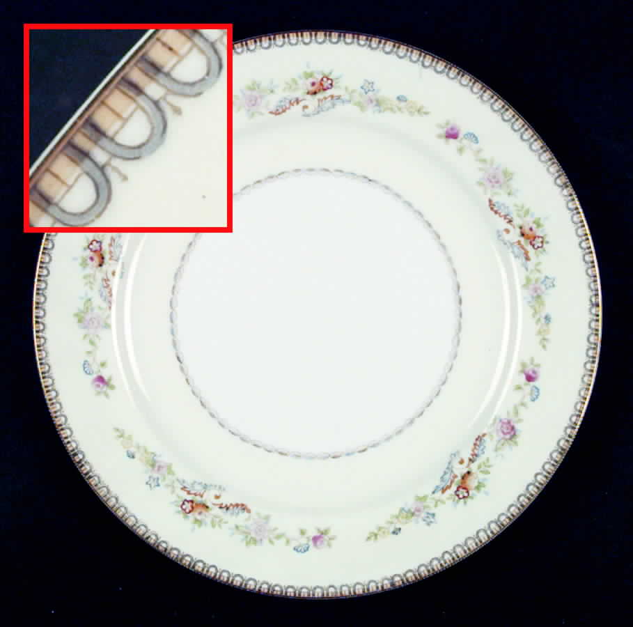 EMP21 (JAPAN) Dinner Plate by Empress (Japan)-1