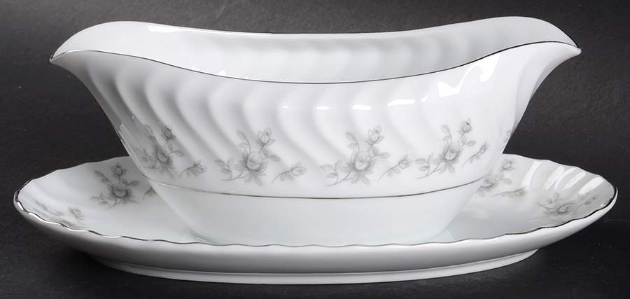 Essex Gravy Boat with Attached Underplate by Empress (Japan)-1