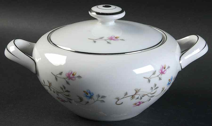 Flair (Japan)_ Sugar Bowl & Lid by Empress (Japan)-1