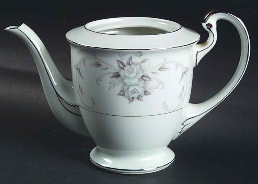 Fleurette Teapot No Lid by Empress (Japan)-1