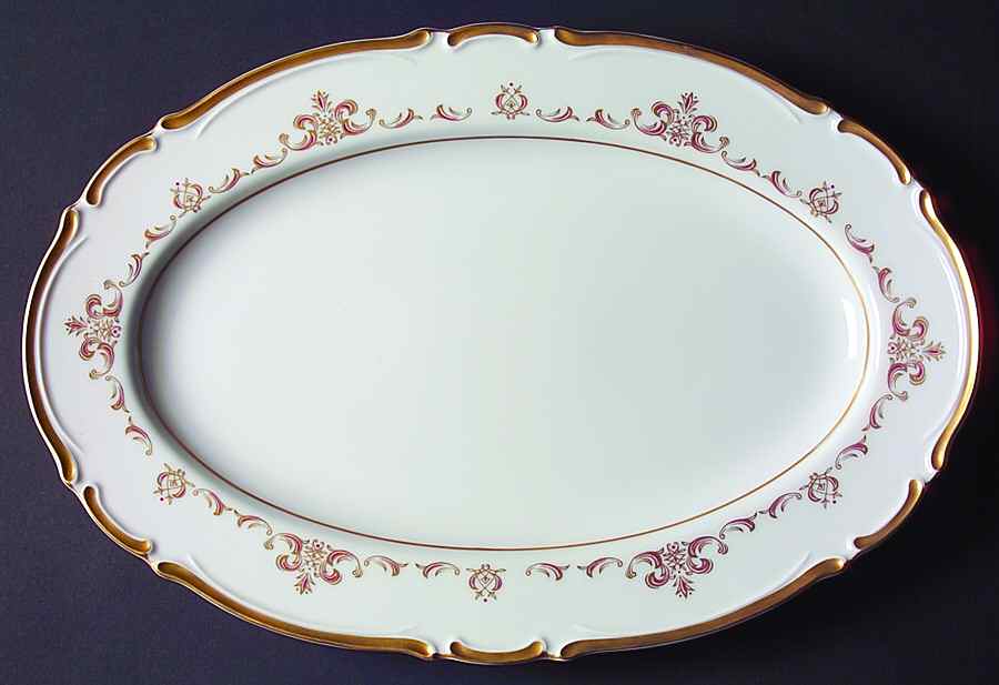 Florence 14" Oval Serving Platter by Empress (Japan)-1