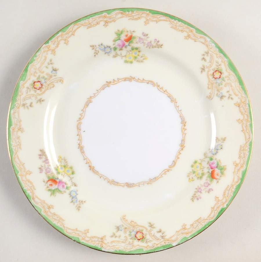 Flora (No #) Salad Plate by Empress (Japan)-1