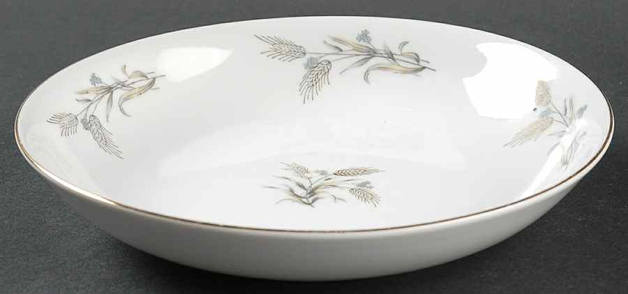 Gold Wheat Coupe Soup Bowl by Empress (Japan)-1