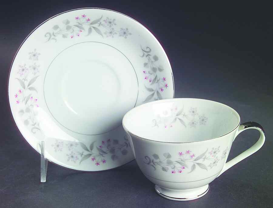 Hostess Footed Cup & Saucer Set by Empress (Japan)-1
