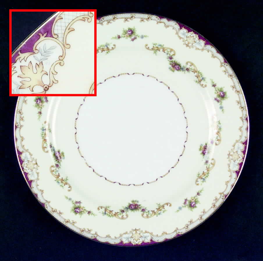 Minuet Dinner Plate by Empress (Japan)-1
