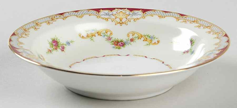 Minuet Rim Fruit/Dessert (Sauce) Bowl by Empress (Japan)-1
