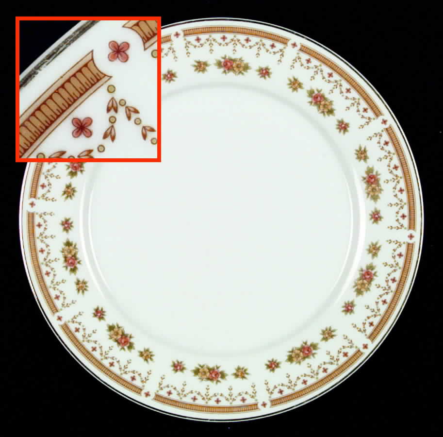 Normandy Dinner Plate by Empress (Japan)-1