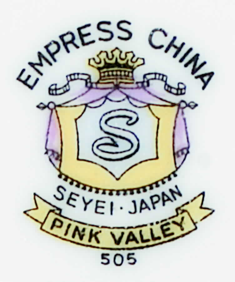 Pink Valley Bread & Butter Plate by Empress (Japan)-1