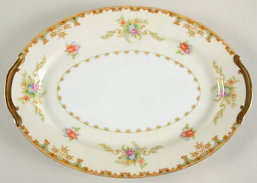 Regent 11" Oval Serving Platter by Empress (Japan)-1