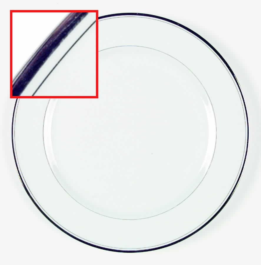 Royal Platinum Dinner Plate by Empress (Japan)-1