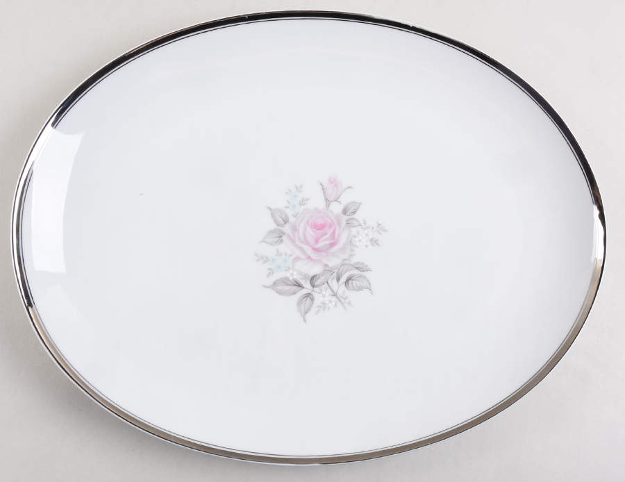 Rosetta 14" Oval Serving Platter by Empress (Japan)-1
