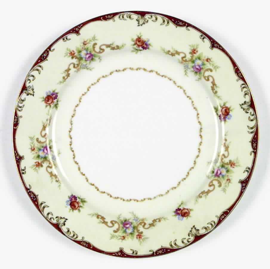 Roselle Dinner Plate by Empress (Japan)-1