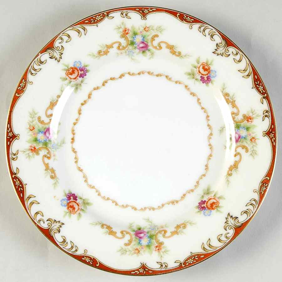 Roselle Salad Plate by Empress (Japan)-1