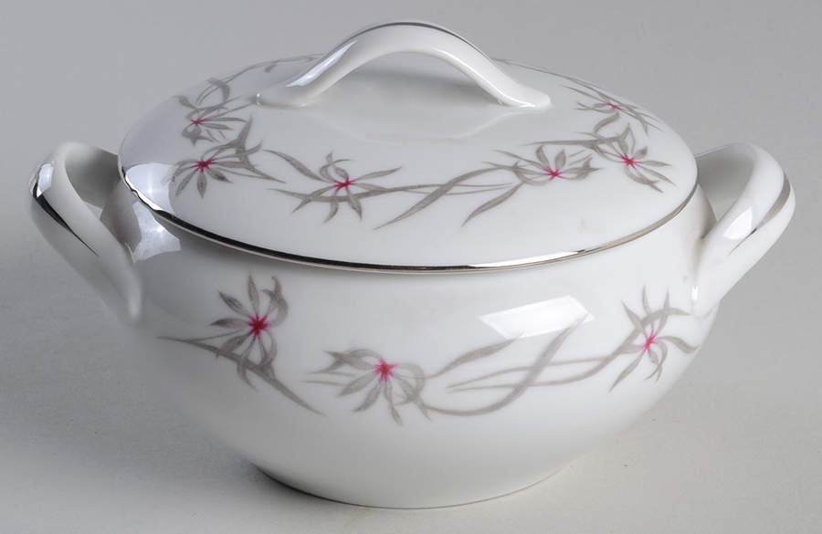 Sea Breeze Sugar Bowl & Lid by Empress (Japan)-1