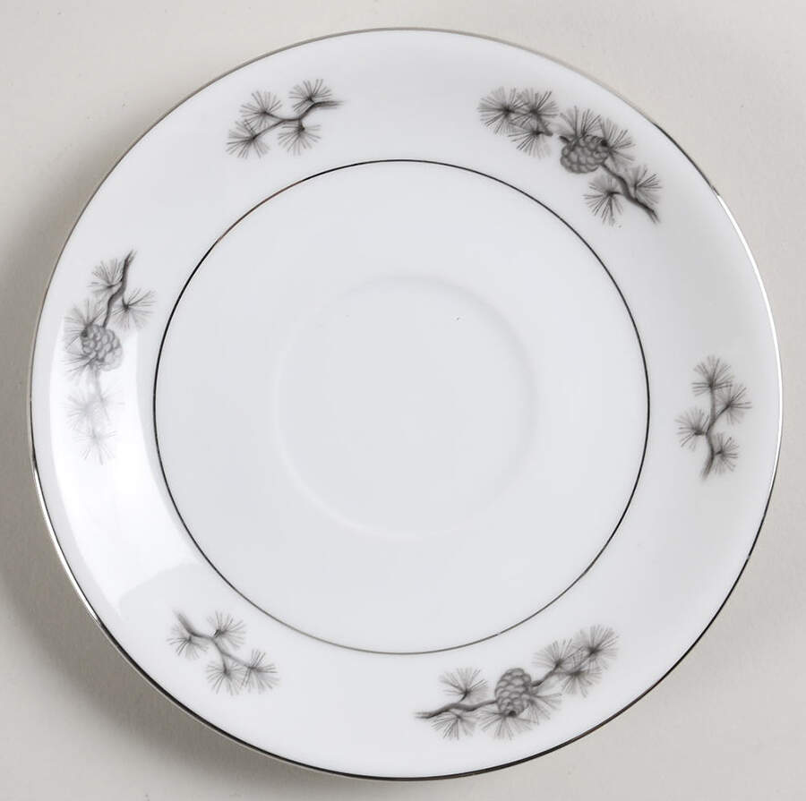 Silver Cone Saucer by Empress (Japan)-1