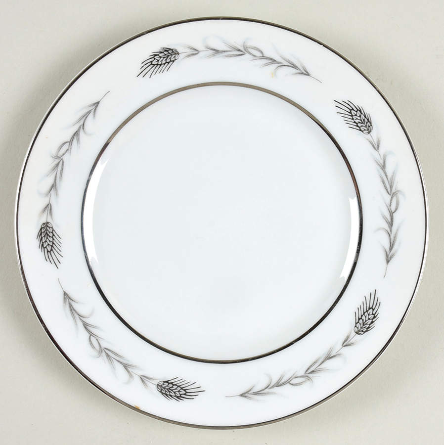 Silver Wheat (810) Bread & Butter Plate by Empress (Japan)-1