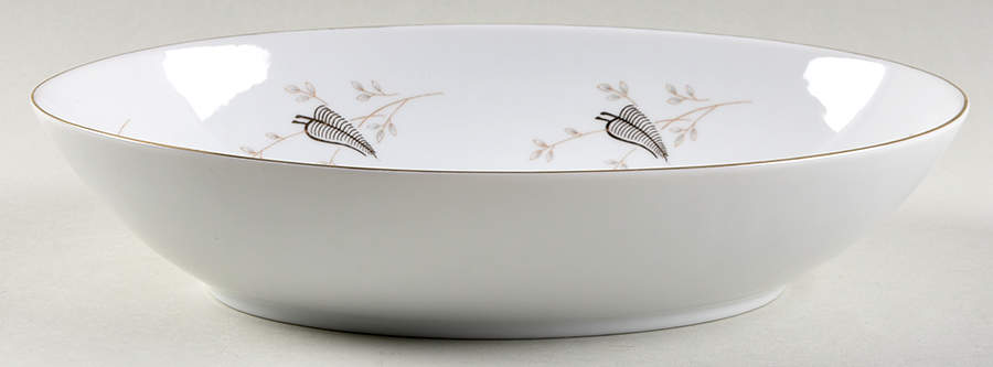 Treasure 10" Oval Vegetable Bowl by Empress (Japan)-1