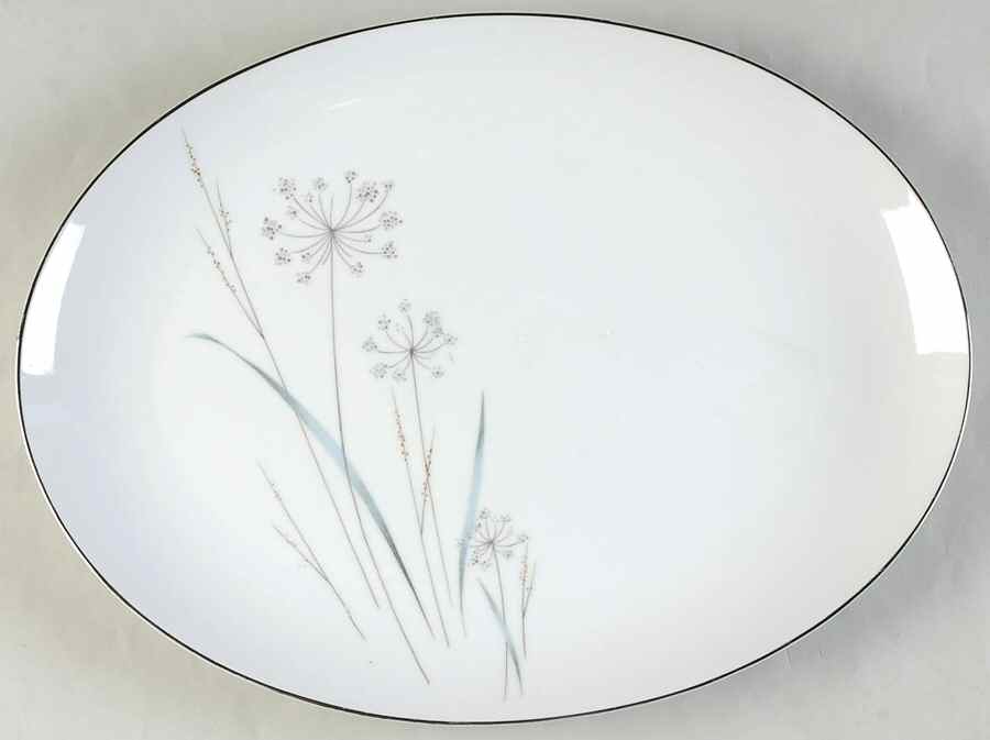 Trousseau 14" Oval Serving Platter by Empress (Japan)-1