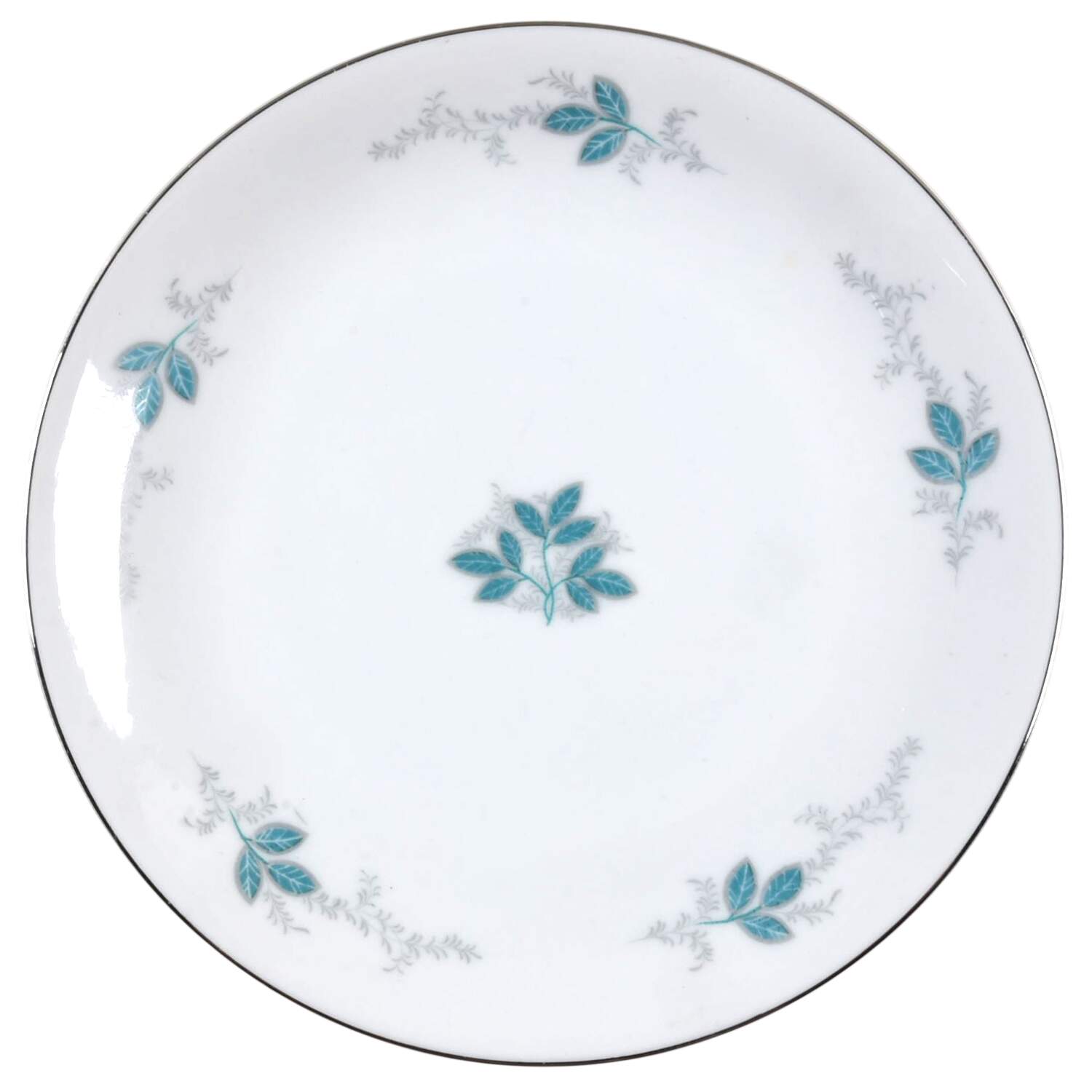 Turquoise Bread & Butter Plate by Empress (Japan)-1