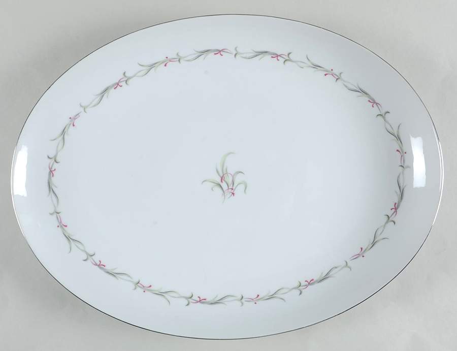 Wildbrook 16" Oval Serving Platter by Empress (Japan)-1
