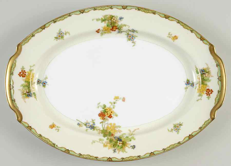 Woodmere 15" Oval Serving Platter by Empress (Japan)-1