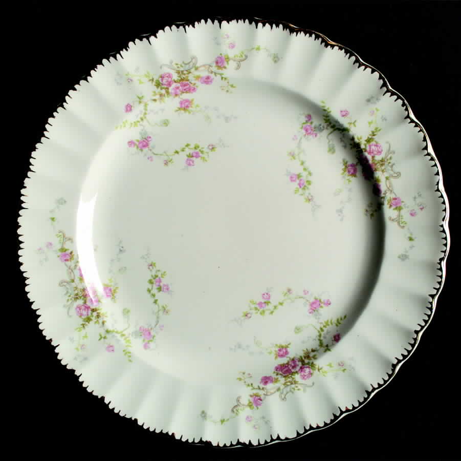 Rambling Rose Dinner Plate by Englishtown Crafts-1