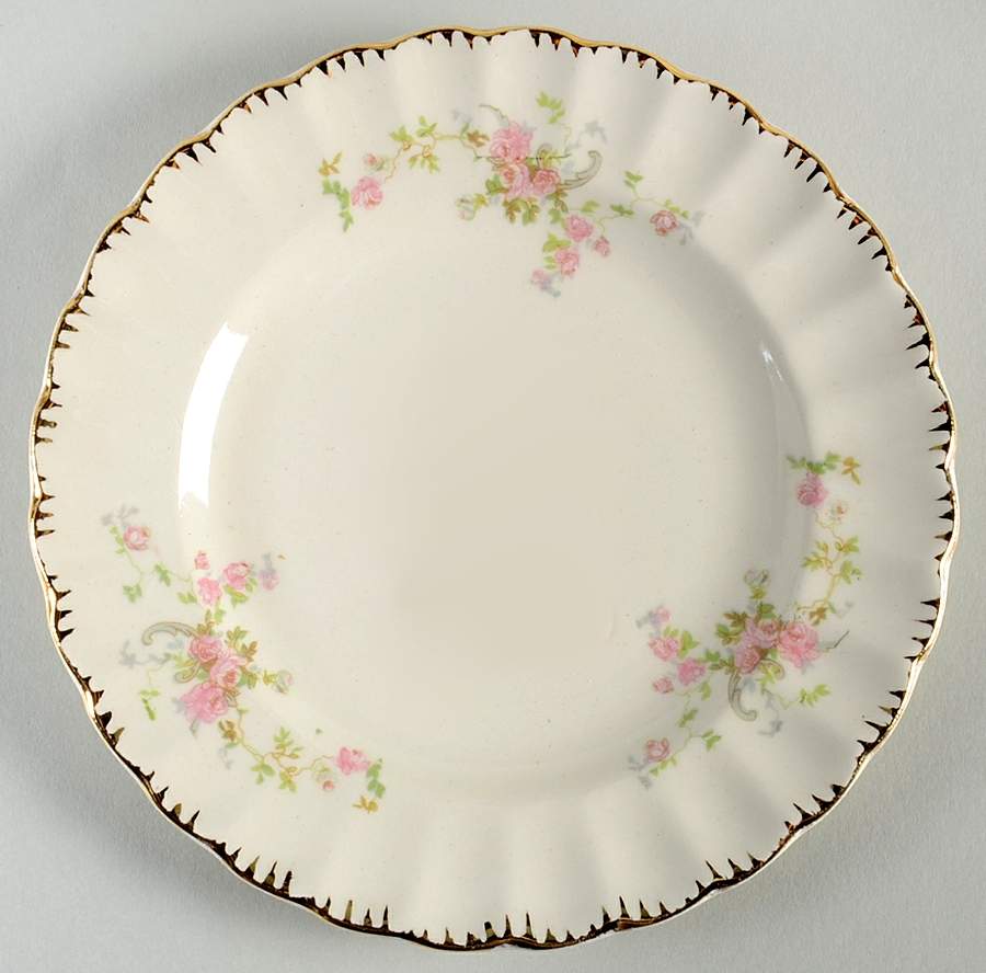 Rambling Rose Bread & Butter Plate by Englishtown Crafts-1