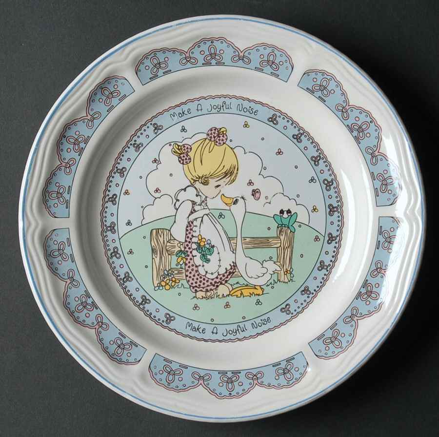 Make A Joyful Noise Salad Plate by Enesco-1