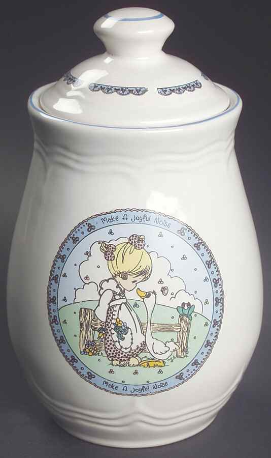 Make A Joyful Noise Small Canister & Lid by Enesco-1