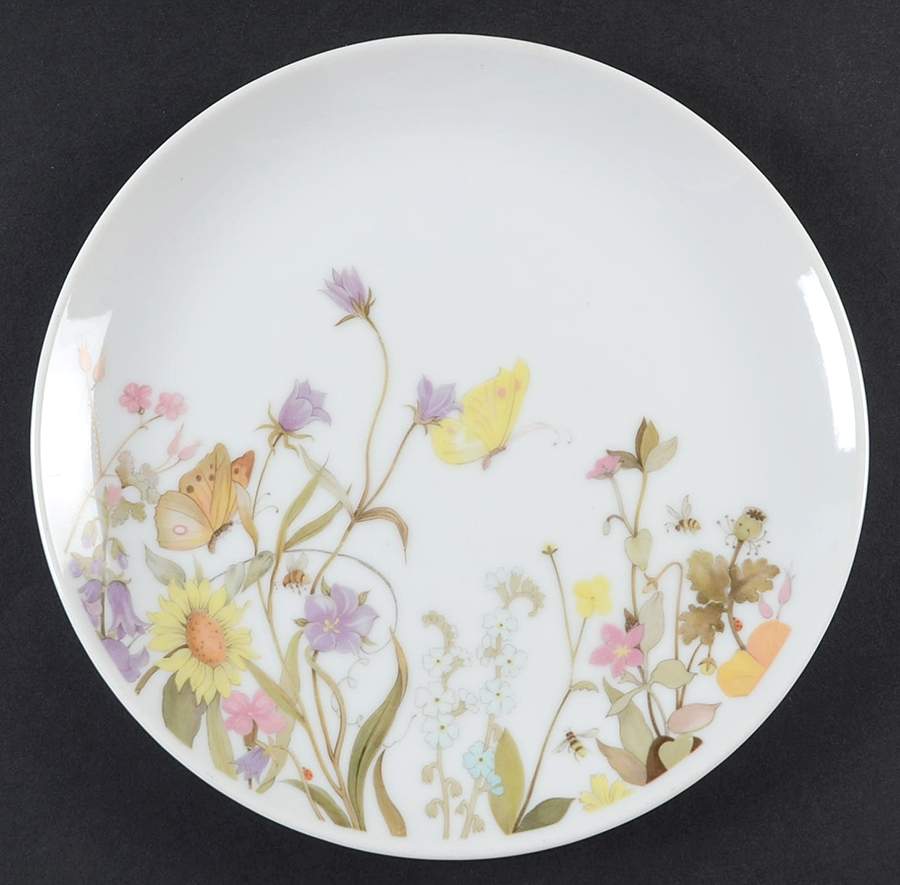 Nature's Garden Society Salad Plate by Enesco-1