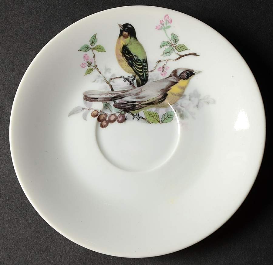Spring Floral Saucer for Footed Cup by Enesco-1