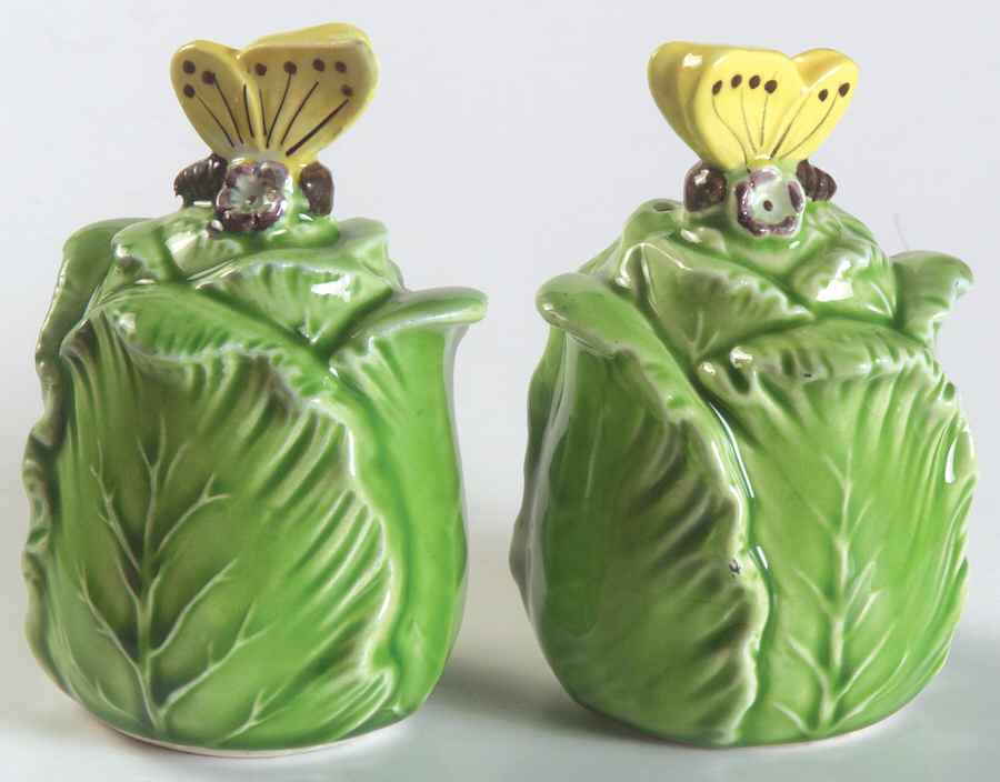 Vegetable Garden Figural Salt & Pepper Set by Enesco-1