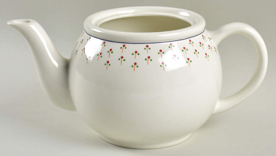Petite Fleur Teapot No Lid by England-1