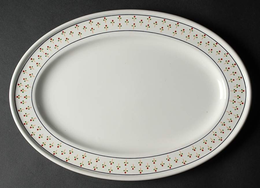 Petite Fleur 14" Oval Serving Platter by England-1
