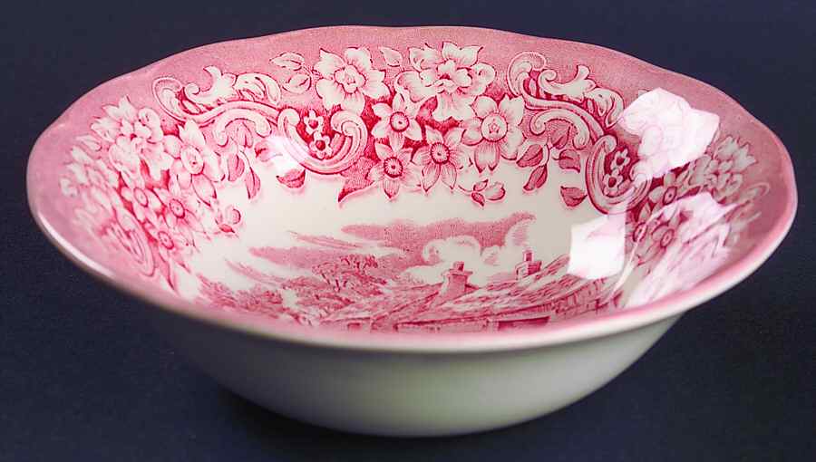 Red River Red Coupe Cereal Bowl by England-1