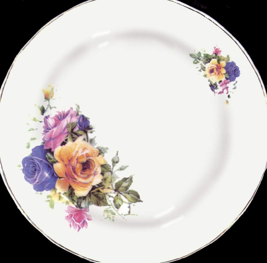 Royale Garden Dinner Plate by England-1