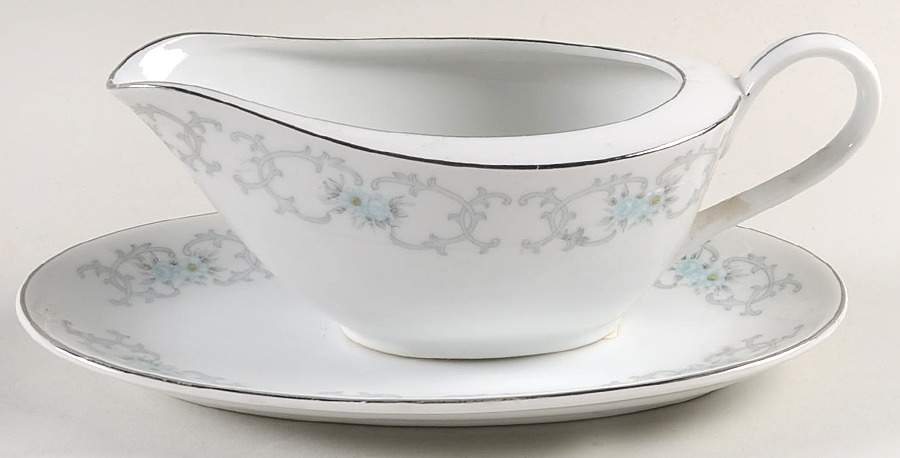 Florence Gravy Boat & Underplate by Enkore-1