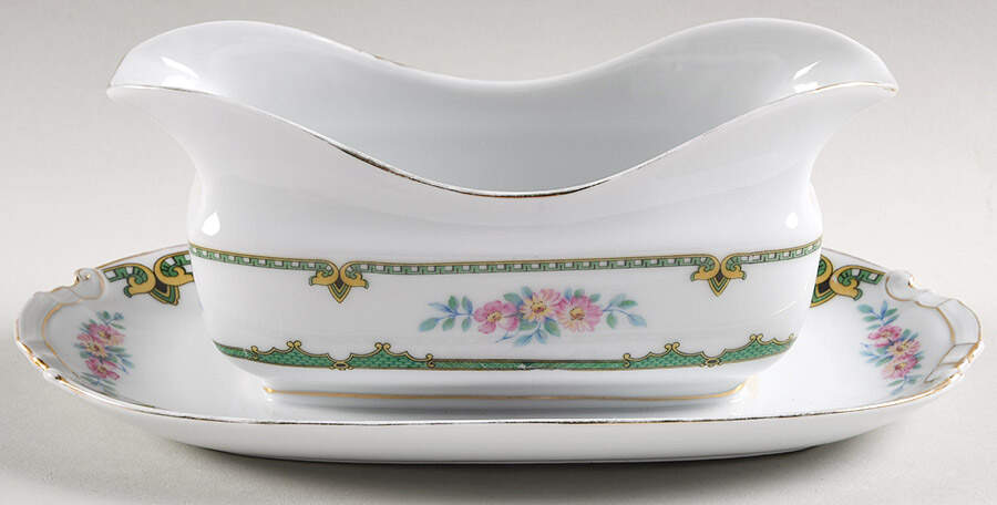 10555 Gravy Boat with Attached Underplate by Epiag-1