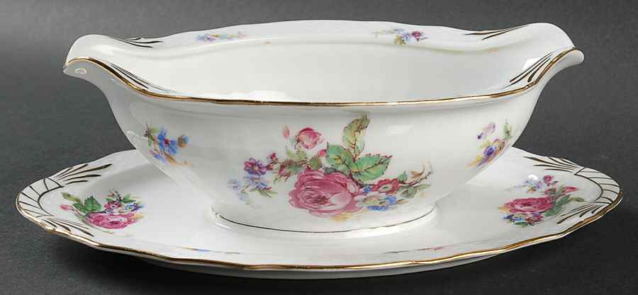 12256 Gravy Boat with Attached Underplate by Epiag-1